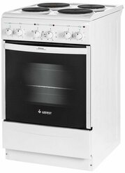 Плита электрическая Gefest ЭП Н Д 5140-01 0035, объем духовки 55 л, 1 экспресс-конфорока, белая