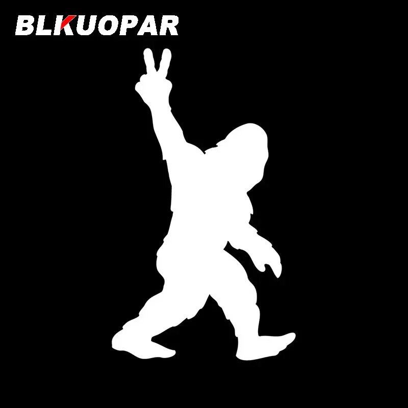 Наклейка BLKUOPAR Yeti знак мира, белый