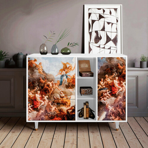 Комод - STORYZ - BS2 Versailles by Michelangelo, Разер - 125 x 97 x 48 см , Цвет корпуса - Белый