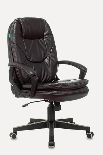 Изображение товара Кресло руководителя Бюрократ CH-868N/COFFEE темно-коричневый, экокожа, крестовина пластик