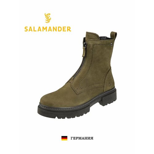 фото Ботинки salamander, размер 39, зеленый