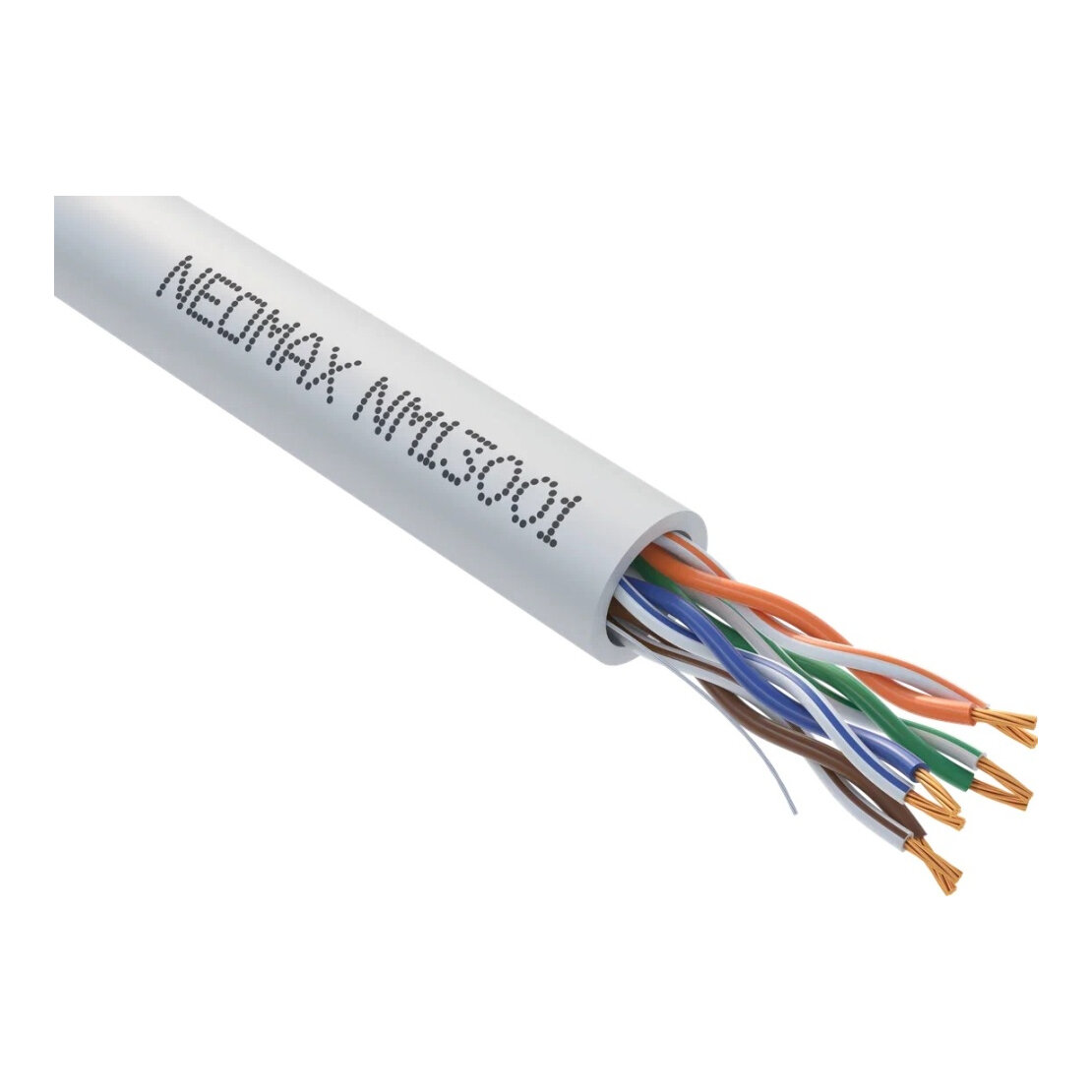 Кабель сетевой NeoMax UTP 5e (NM13001), 305 м, ПВХ (поливинилхлорид), серый