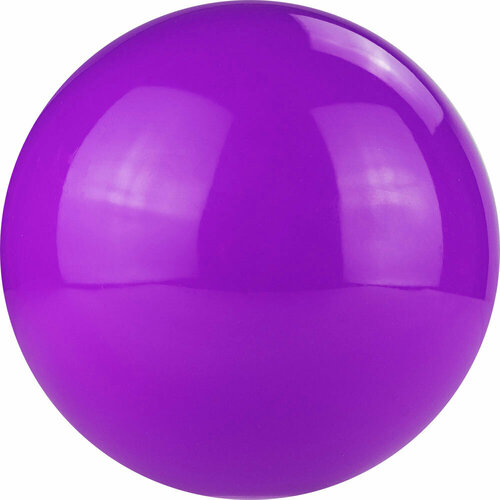 Мяч для художественной гимнастики однотонный TORRES, AG-15-12, диаметр 15 см, лиловый