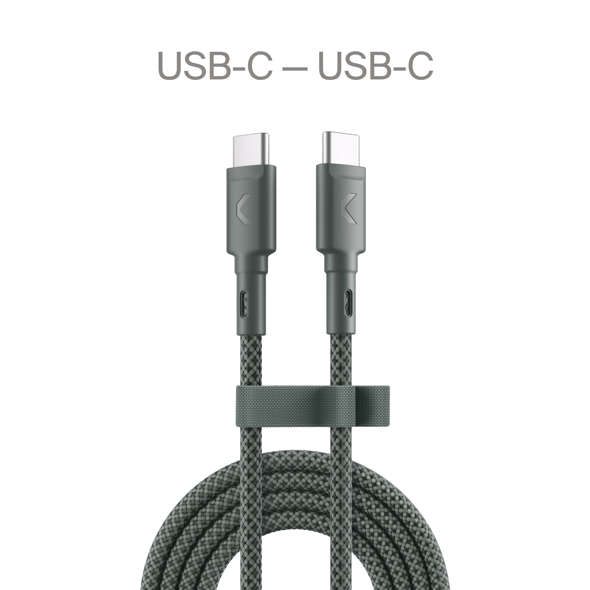Кабель COMMO Range USB Type-C - USB Type-C, 2.2м, Commo Gray