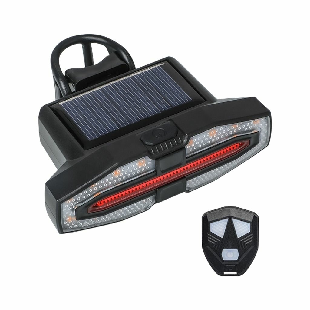 Велосипедные инструменты, Сигнал поворота велосипеда с дистанционным управлением, солнечная задняя фара