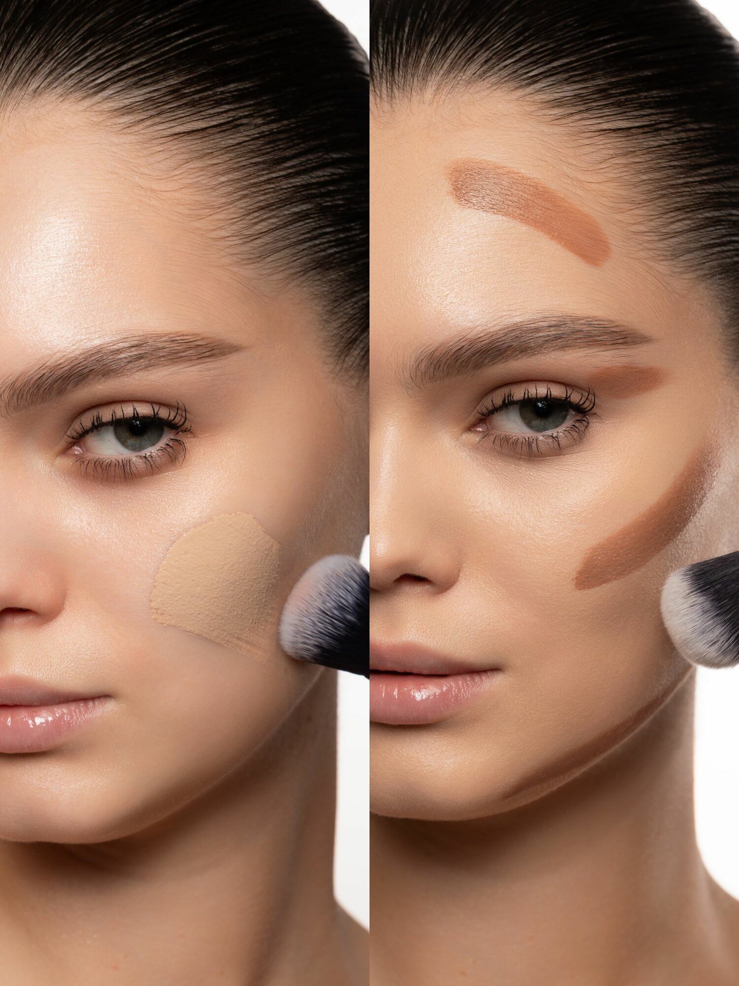 PIMINOVA VALERY T23 Кисть для лица универсальная VIOLET FLOWER — фото 1