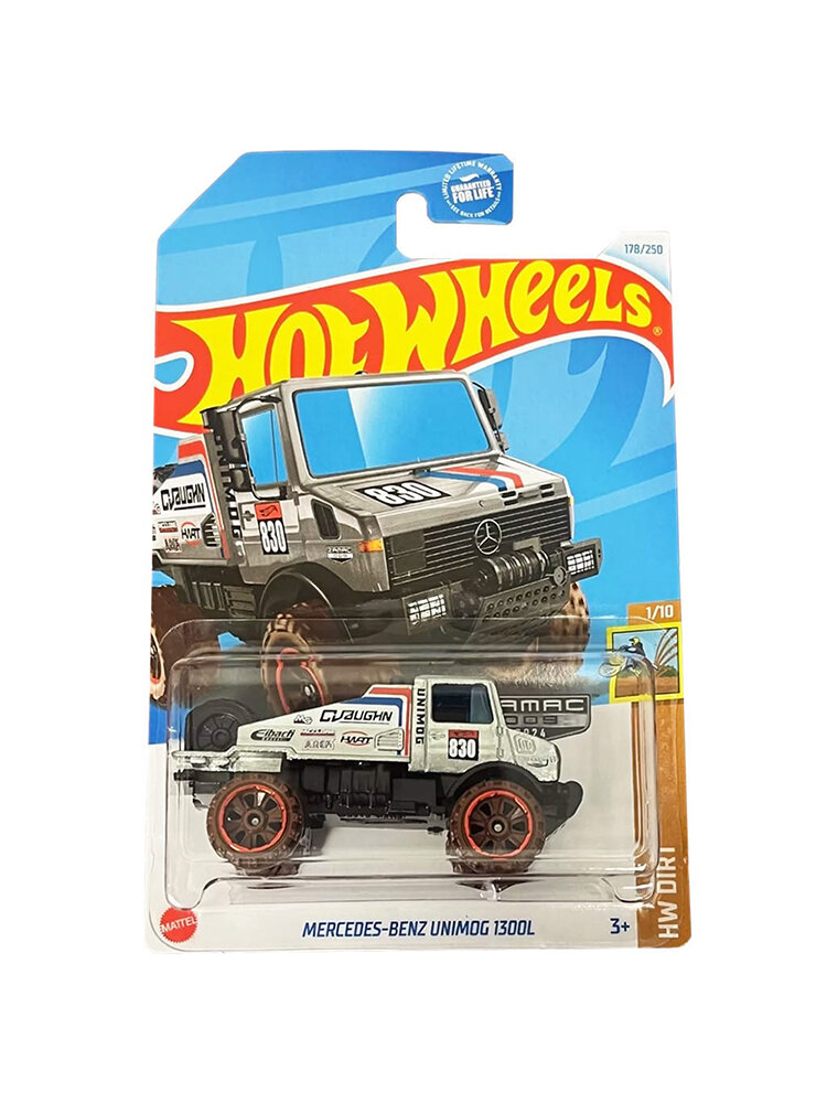 Машинка Mattel Hot Wheels Zamac 2024 Mercedes-Benz Unimog 1300L