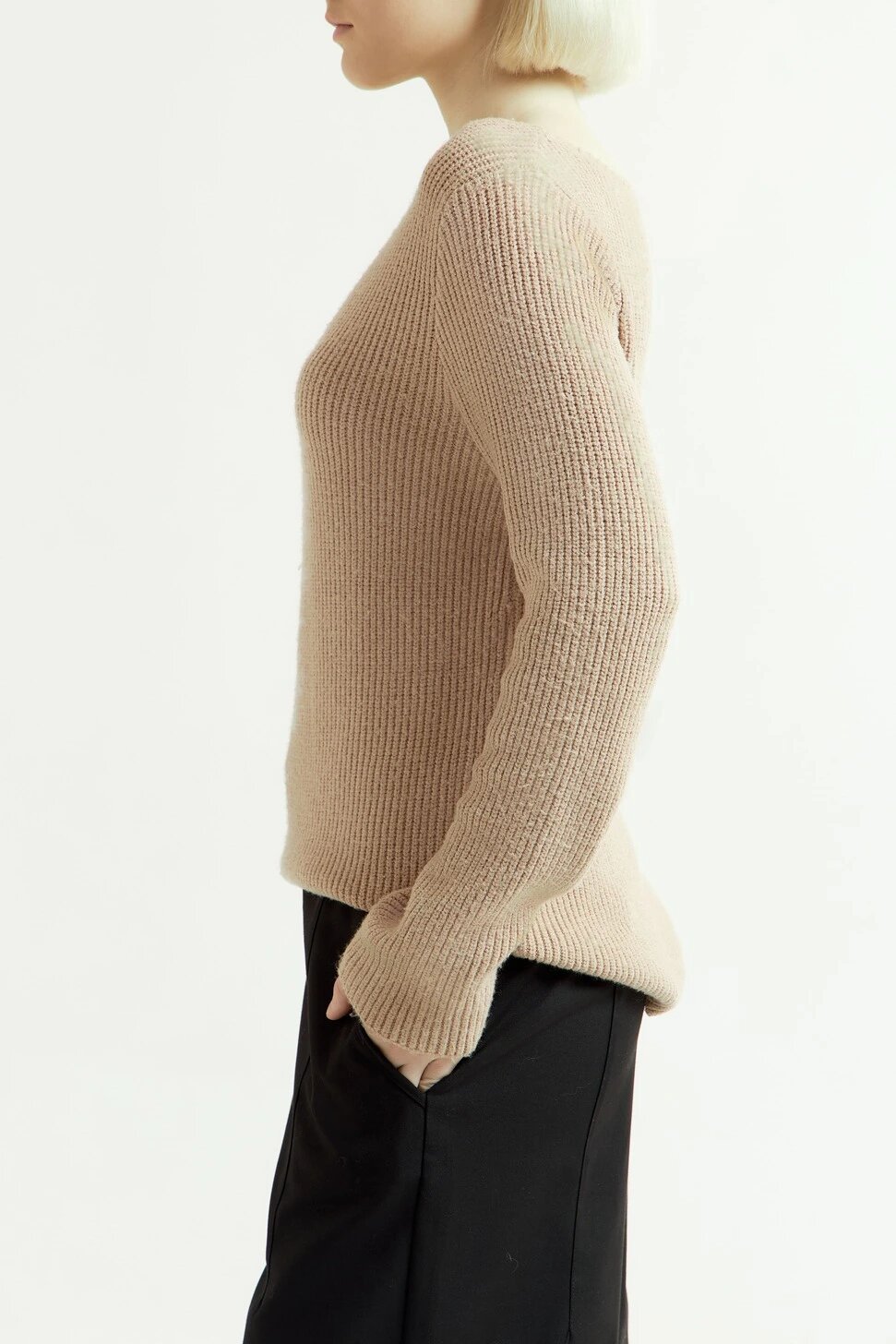 Джемпер Selfie, размер S, бежевый — фото 1