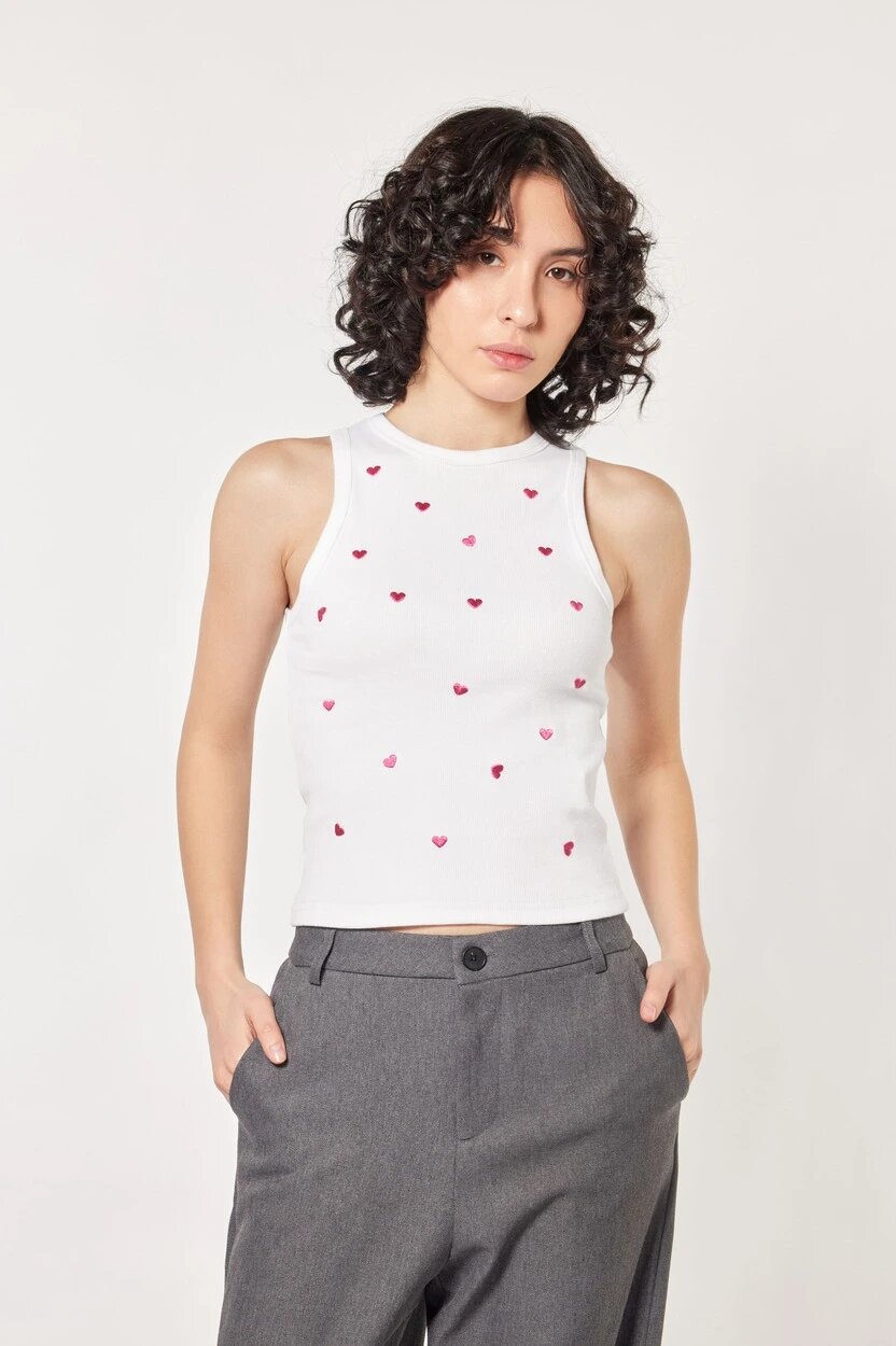 Топ Selfie, размер M, белый — фото 1