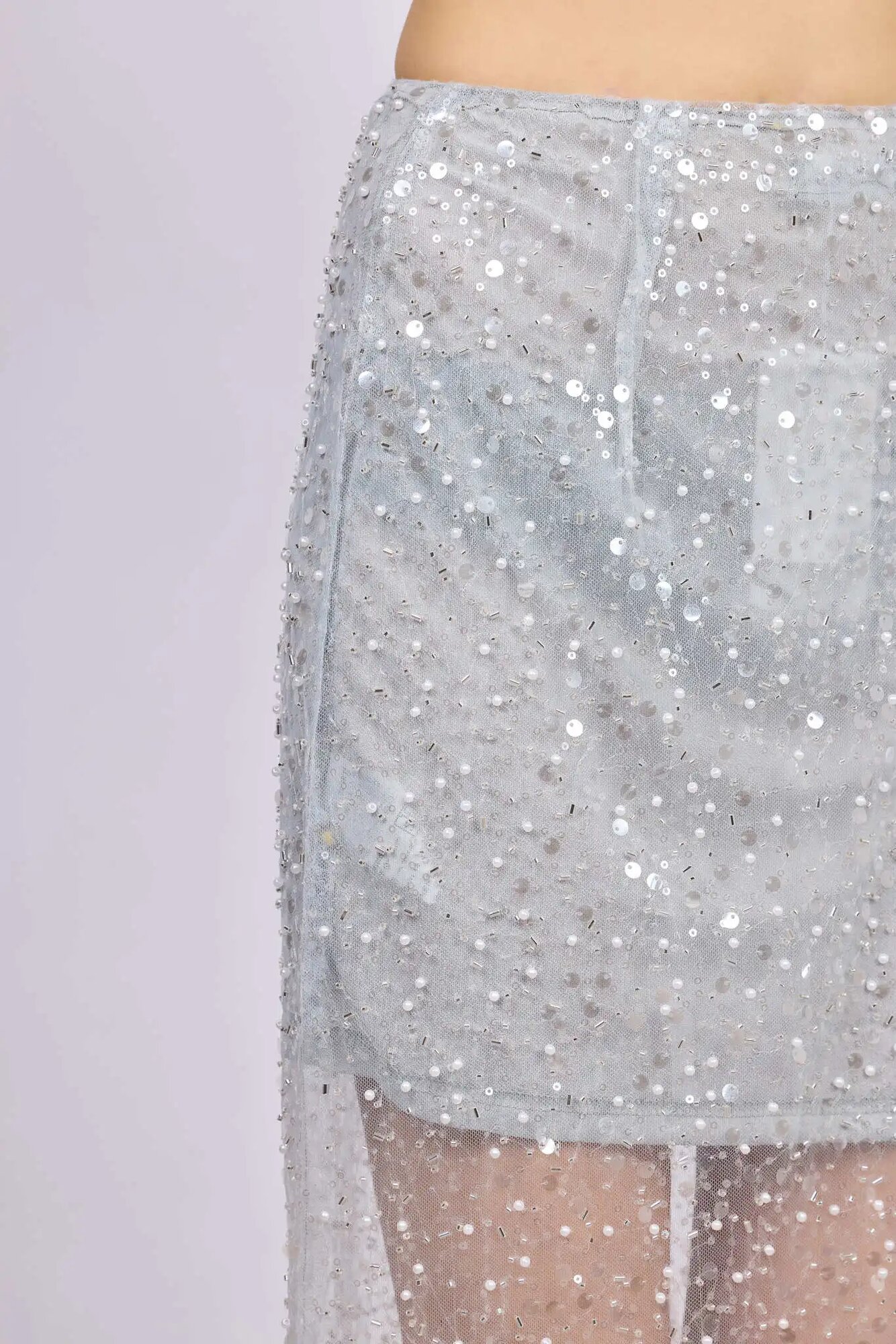 Юбка Selfie, размер L, серый — фото 1