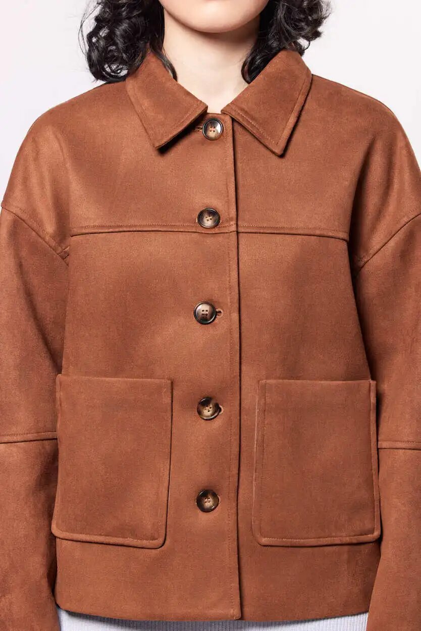 Куртка Selfie, размер L, коричневый — фото 1