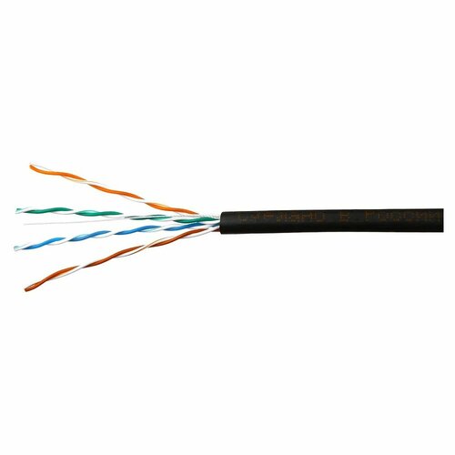 фото Кабель skynet standart utp outdoor 4x2x0,48, медный, fluke test, кат.5e, однож, 100 м, box, черный