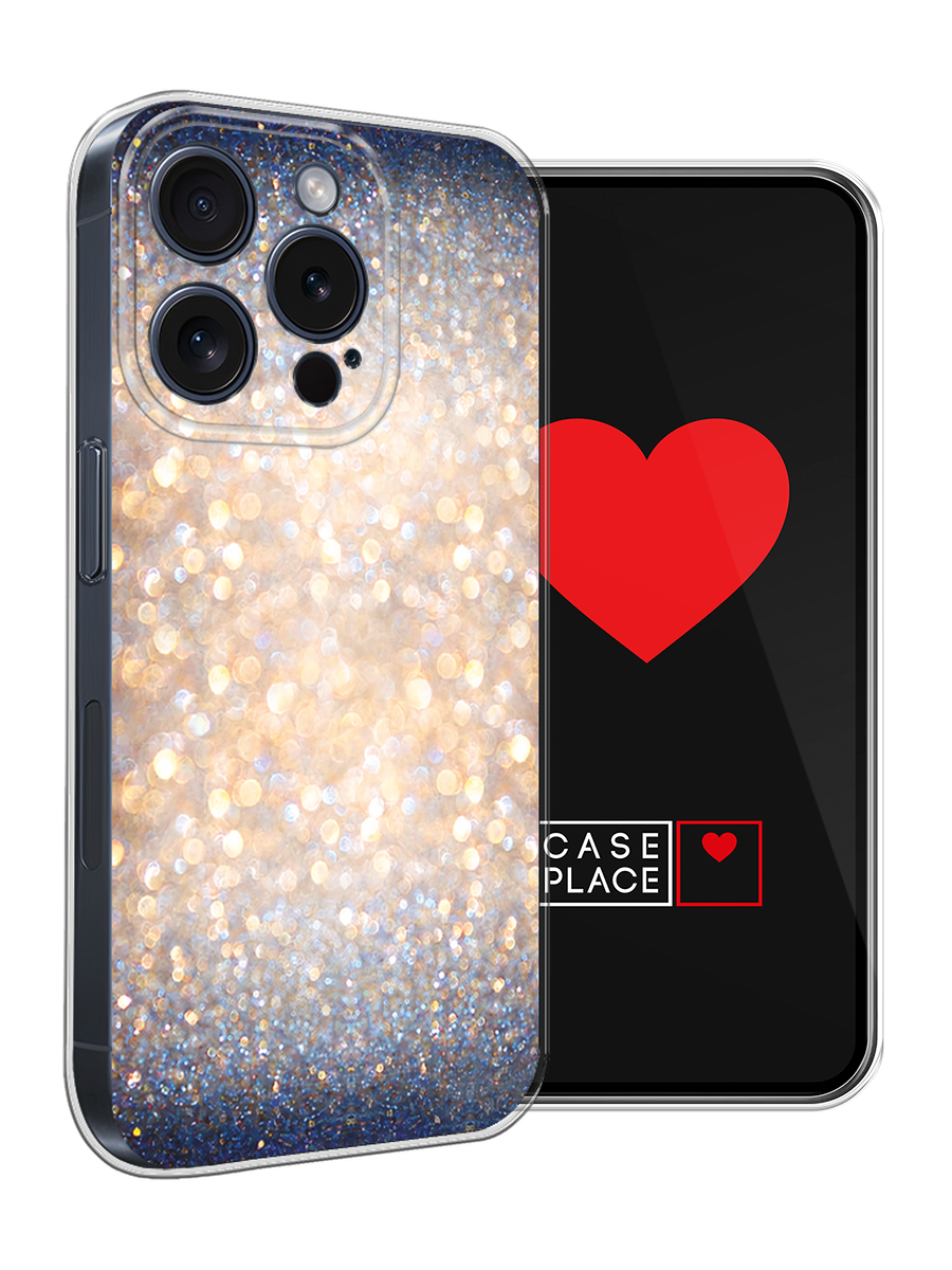 Чехол на Apple iPhone 15 Pro / Айфон 15 Про с принтом Мерцание рисунок — фото 1