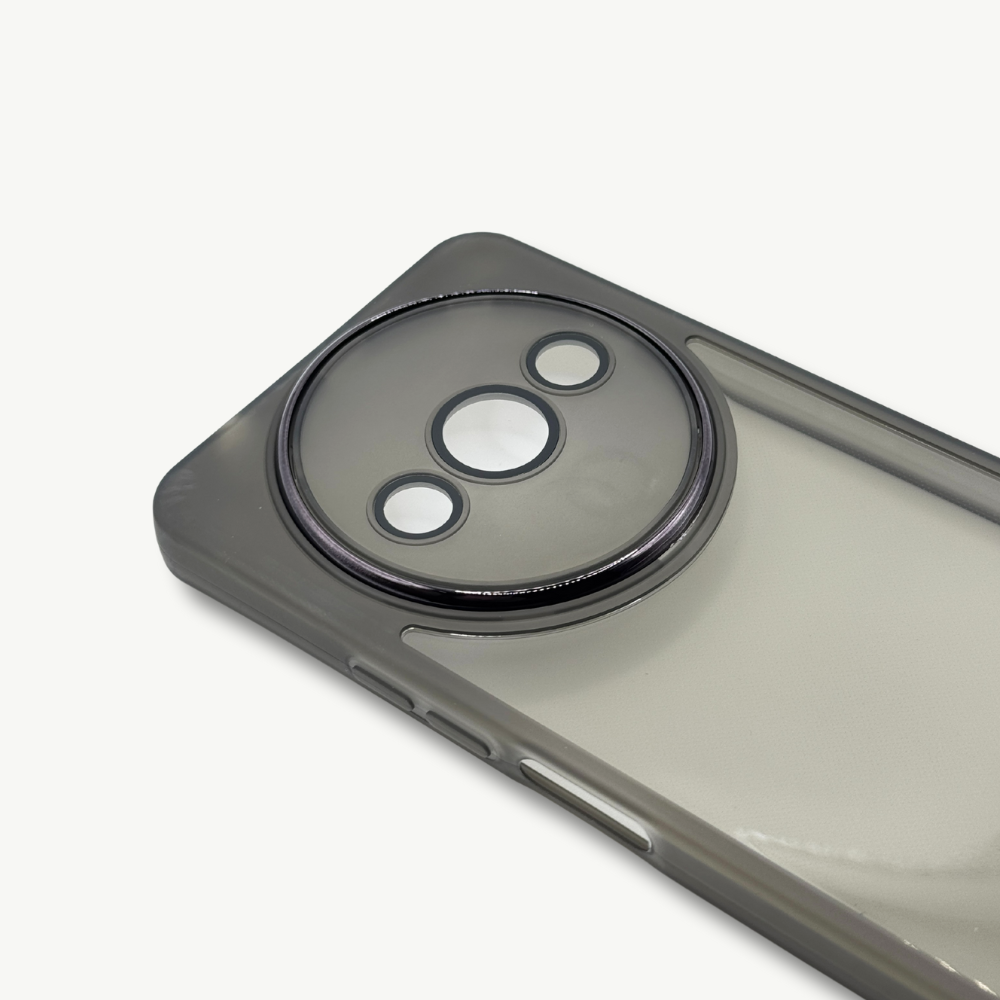 Чехол для Xlaoml Redmi А3, чёрный с защитой камеры силиконовый — фото 1