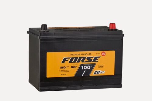 Изображение товара Автомобильный аккумулятор FORSE азия 6CT-100 VL (0) 125D31L (арт.600355052)