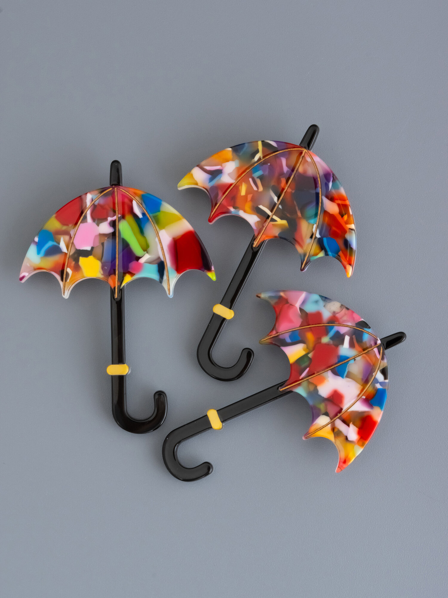 Брошь ЖемАрт, акрил, 1 шт., мультиколор — фото 1