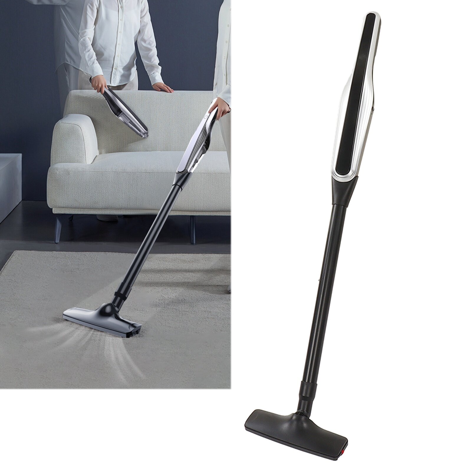 Беспроводной пылесос от 100 В до 240 В высокая мощность сильное всасывание легкая очистка портативный портативный пылесос для автомобиля вилка стандарта США