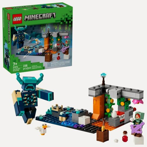 Изображение товара 21274 Пластиковый Конструктор Lego Minecraft 21274 The Warden Encounter Встреча с надзирателем