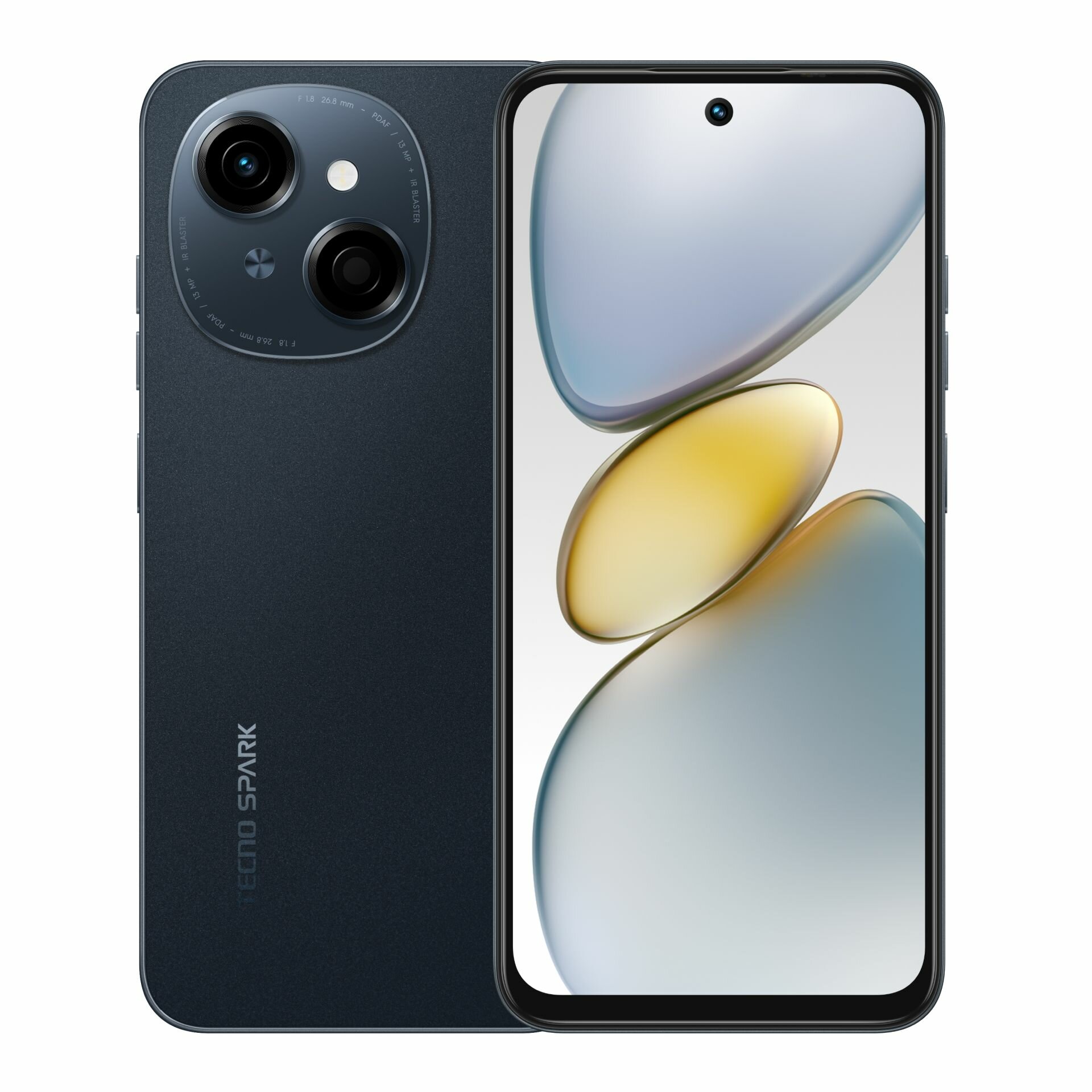 Смартфон Tecno Spark Go 1, 3ГБ/64ГБ, Dual SIM, Global, Black