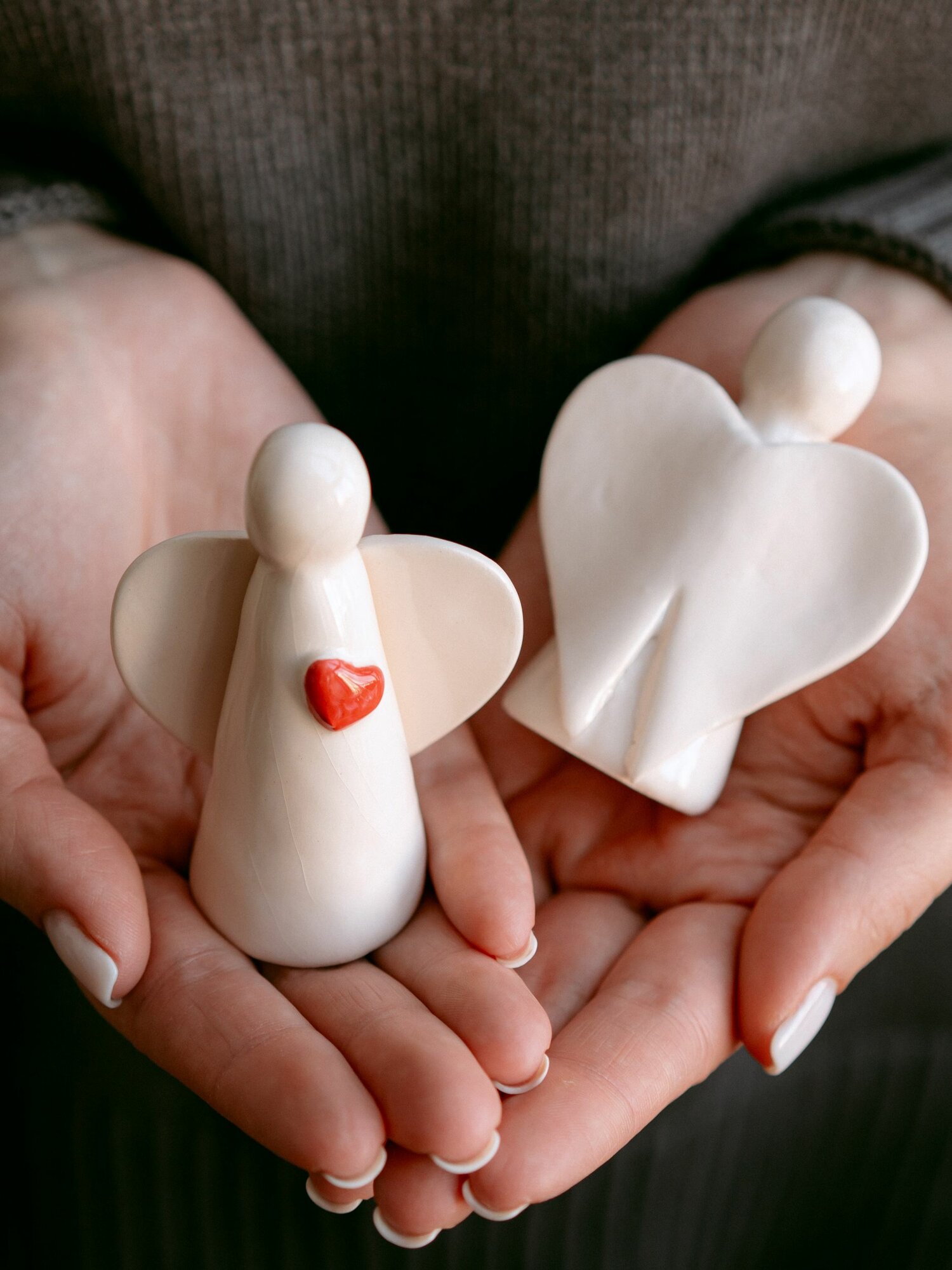 Ангел керамический, благое дело, 8 см. — фото 1