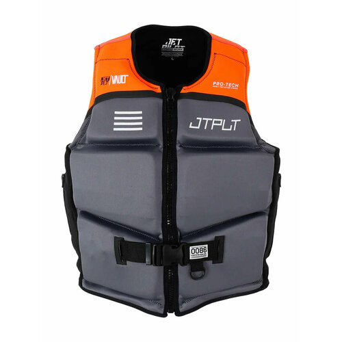 Жилет водный мужской Jetpilot rx vault protech f/e eco vest charcoal/orange, размер M