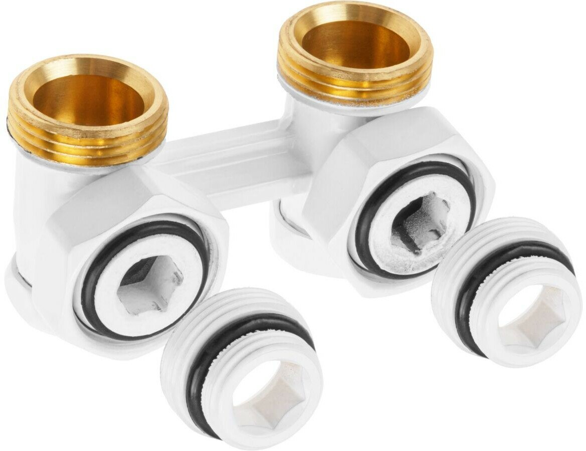 Клапан угловой вентильный AV ENGINEERING AVE289002W, 3/4", наружная резьба — фото 1