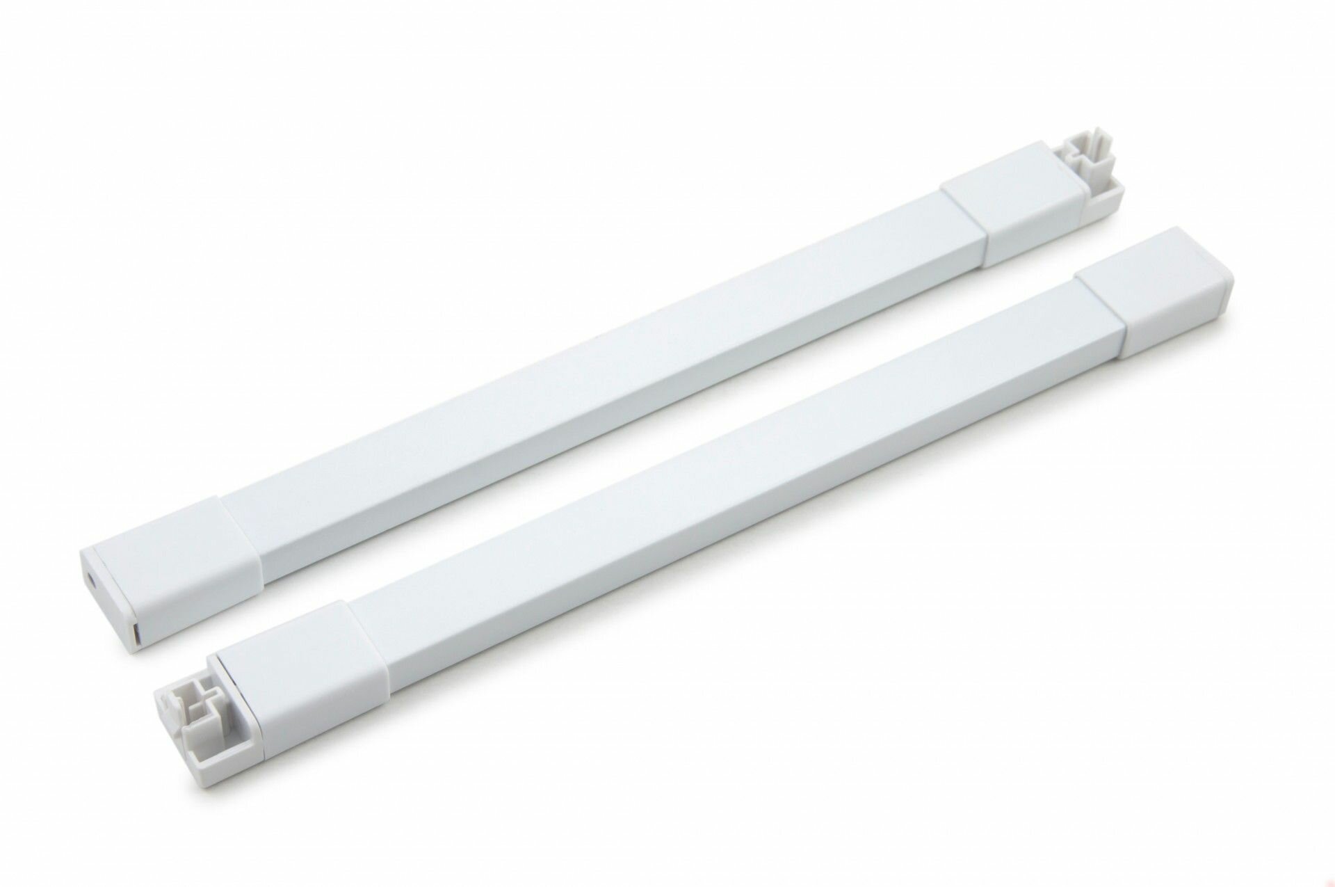 Продольный прямоугольный рейлинг для направляющих старт SBR09/W/300 белый RAL9003