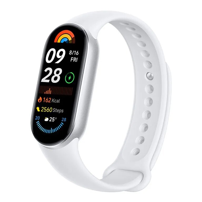 Умный фитнес-браслет Xiaomi Mi Band 9 (Международная Версия / Русский язык) Серебристый