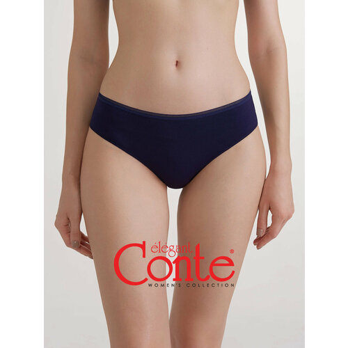 фото Трусы conte basic cotton lb 2002 slip, размер 42=xs, о/б 90 см, синий