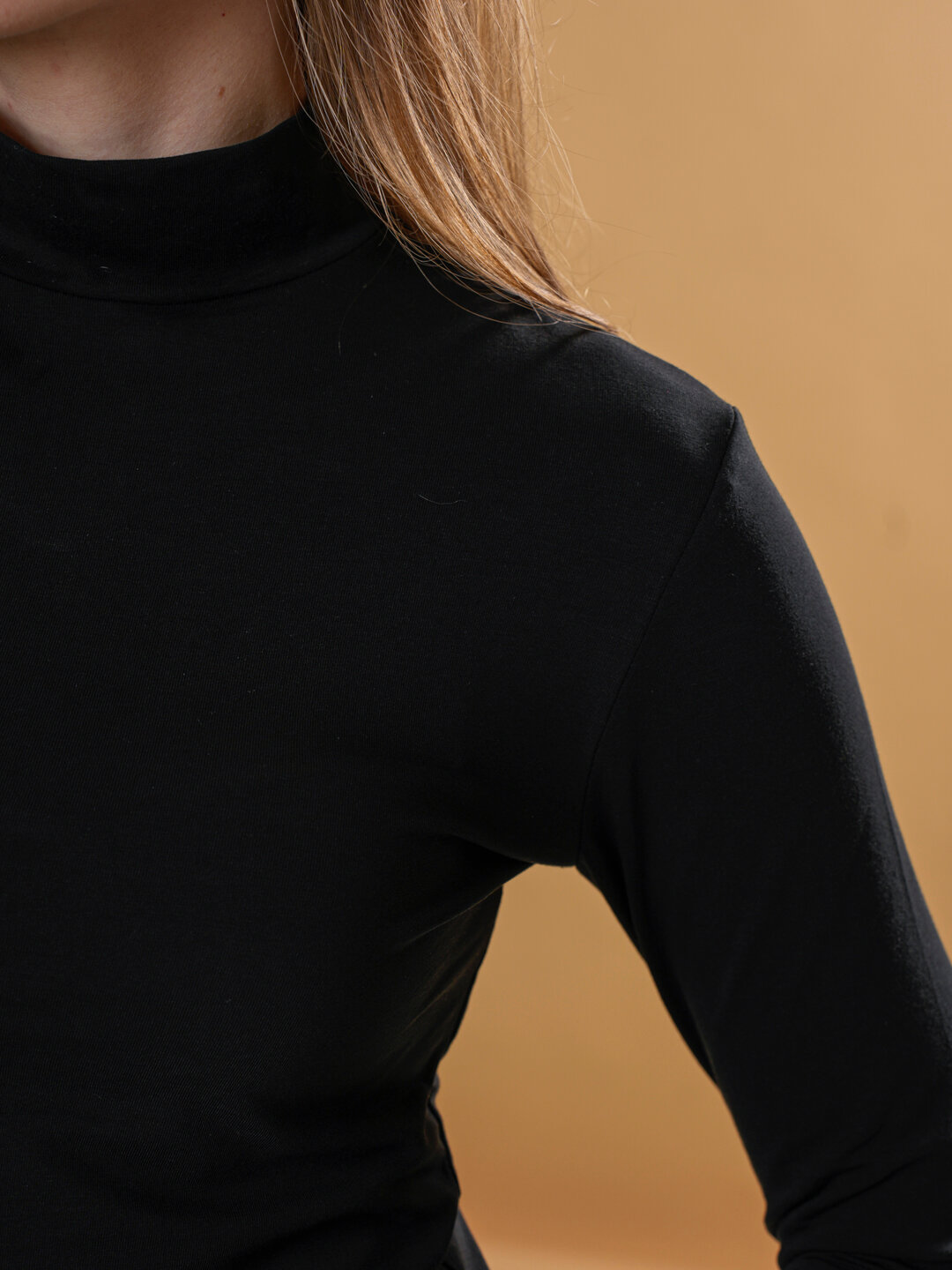 Водолазка , размер 38-40, черный — фото 1