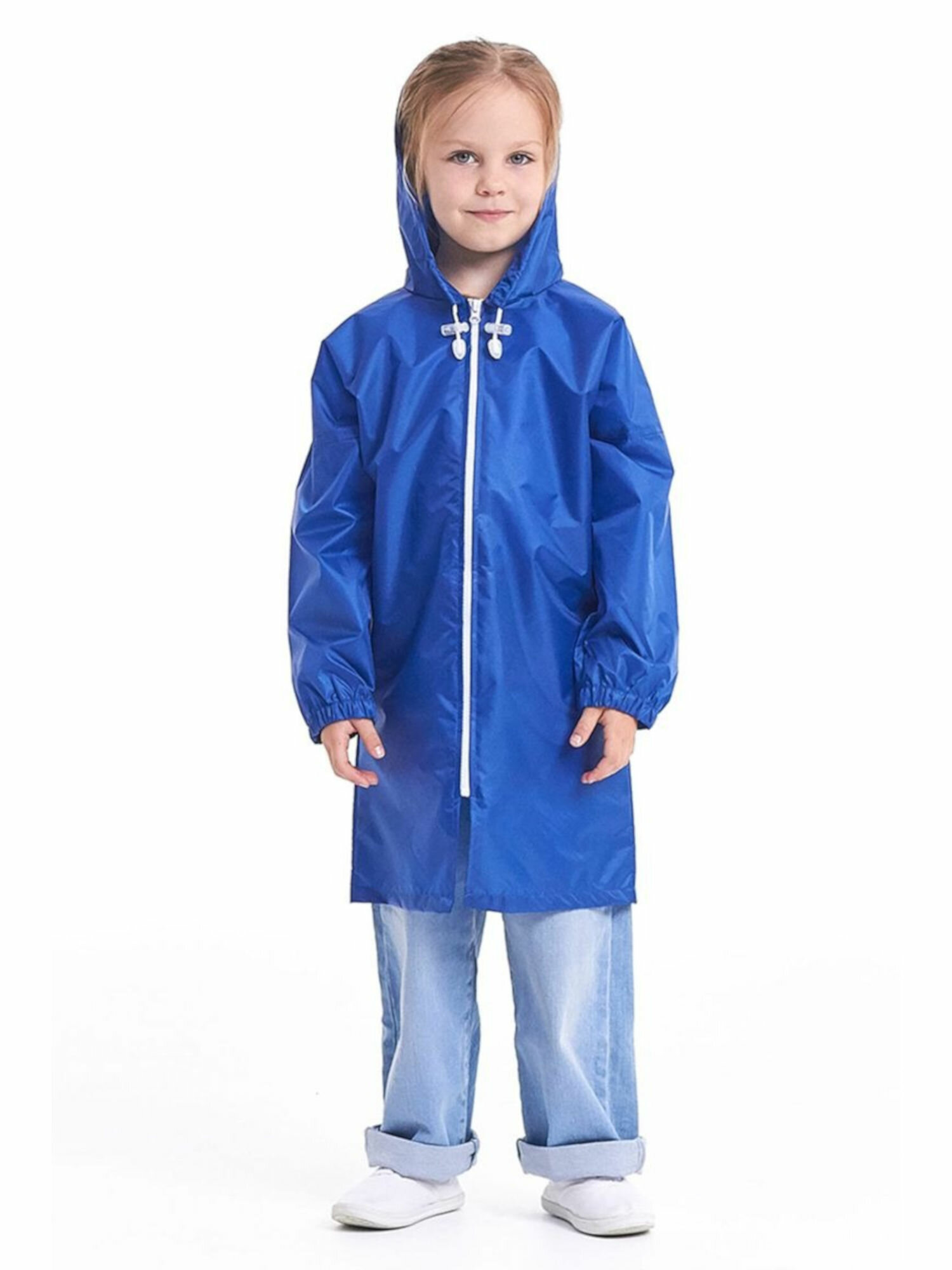 Плащ-дождевик Русский Дождевик Ивент детский размер 122-134 синий