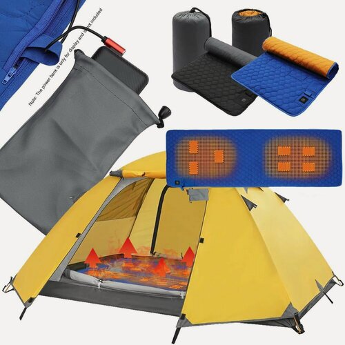 Изображение товара Обогреватель палатки: 7 зон нагрева, 3 регулируемые скорости, 198*62 см