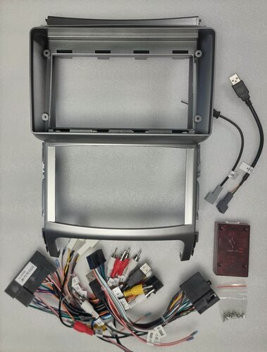 Изображение товара Установочный комплект HYUNDAI IX55 2006-2013, Veracruz 2006-2013, рамка + проводка KB-OL-9766