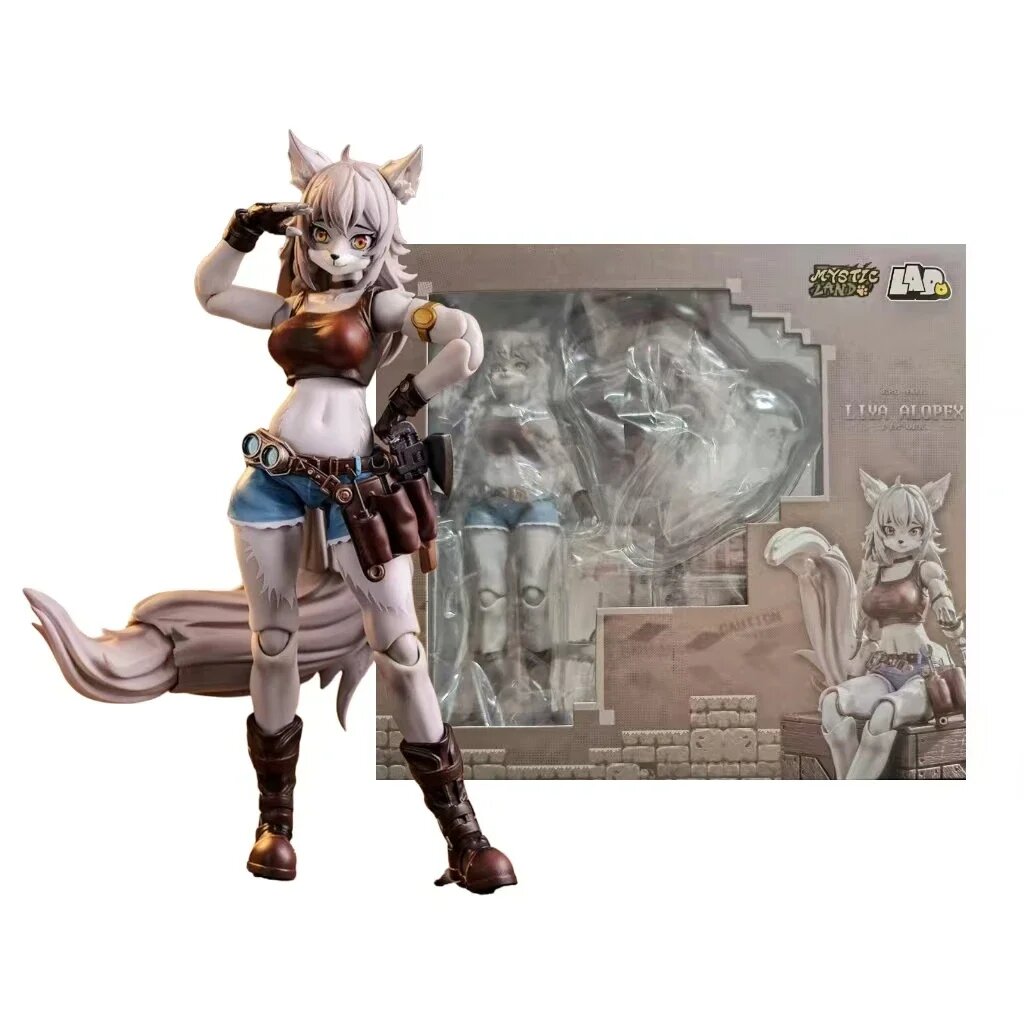 Lado Toys 1/12 Liya Alopex аниме фигурка, белый