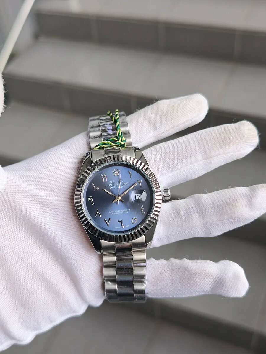 Наручные часы Rolex Classic, синий — фото 1