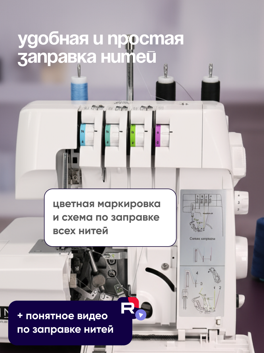 Оверлок STOEWER штоер OD-35 — фото 1