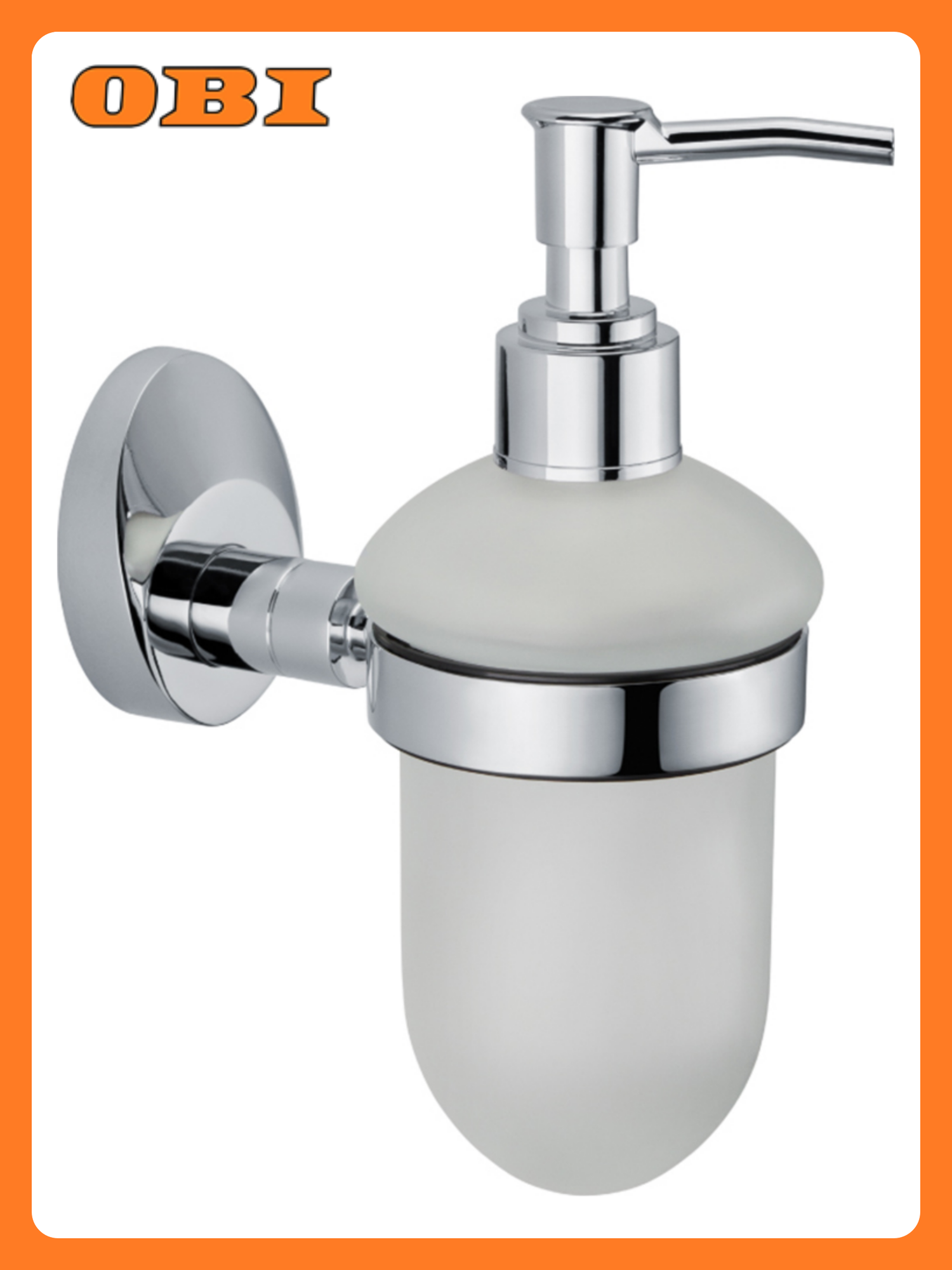 Дозатор Fixsen Europa настенный овальный хром сталь стекло 200 мл