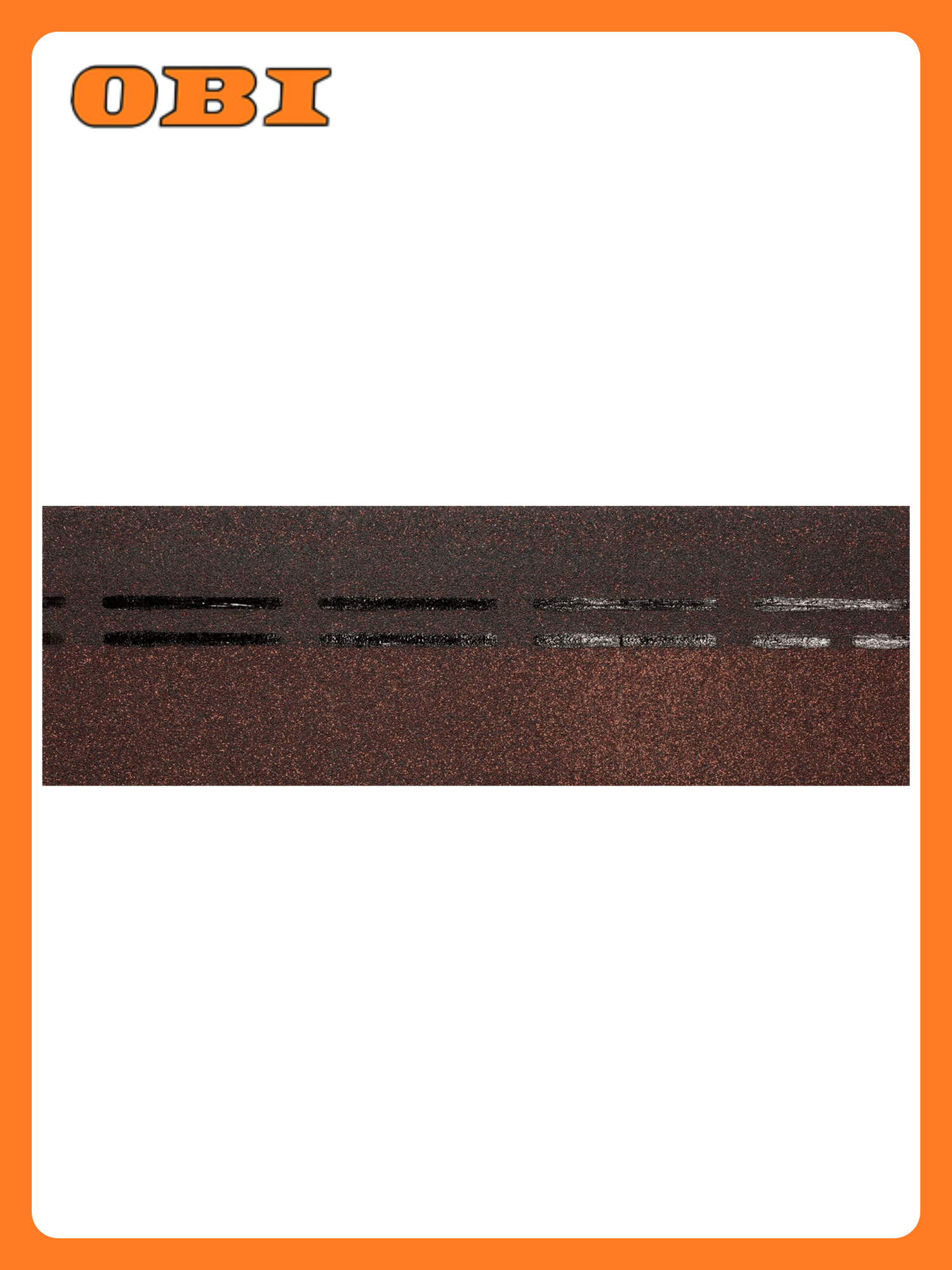 Коньково-карнизная черепица DOCKE коричневый модифицированный битум 333x1000 мм