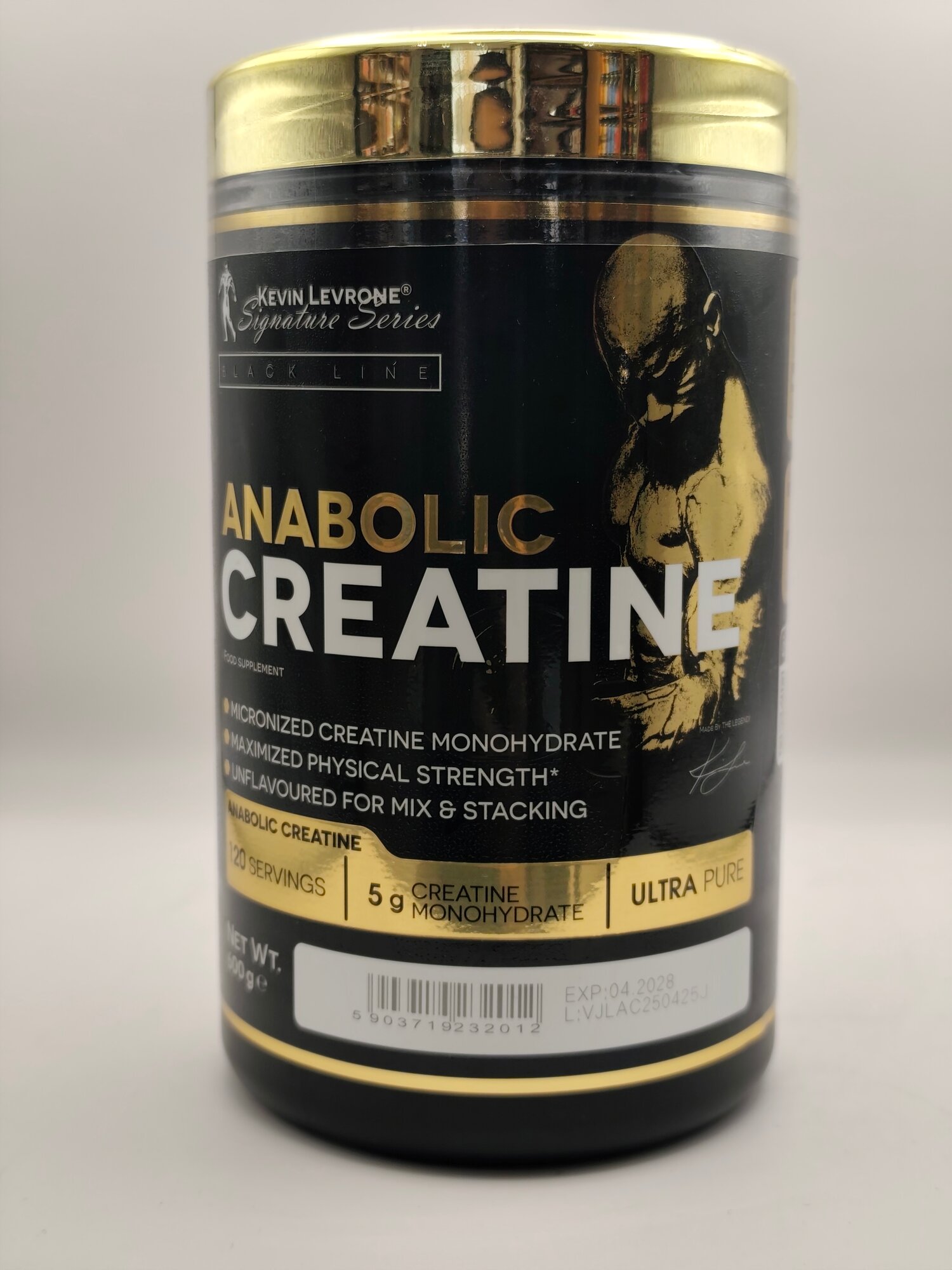 Креатин моногидрат Kevin Levrone Anabolic Creatine в порошке, 120 порций, 600г