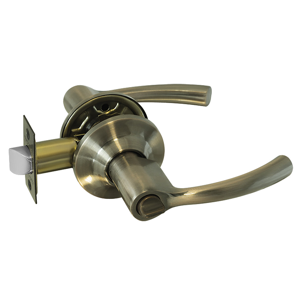 Ручка-защелка Нора-М Isparus ТТ1-03 фиксатор старая бронза