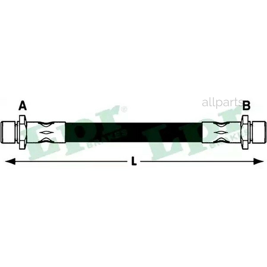 LPR 6T48051 Шланг тормозной