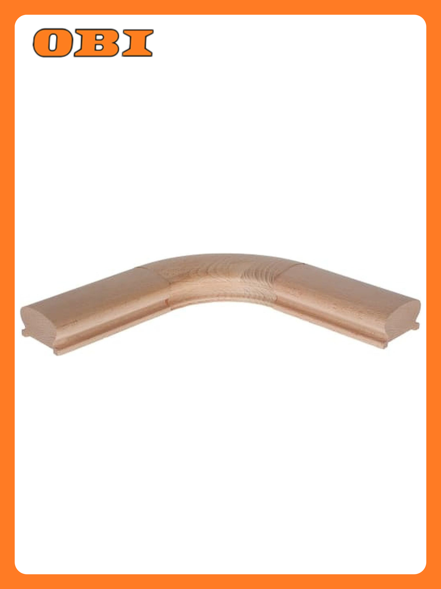 Поворот поручня круглый 5x50 см сосна сорт экстра