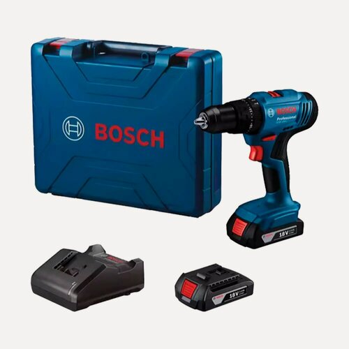 Изображение товара Аккумуляторный ударный шуруповерт Bosch GSB 183-LI 06019K9180, 2 см, резиновая