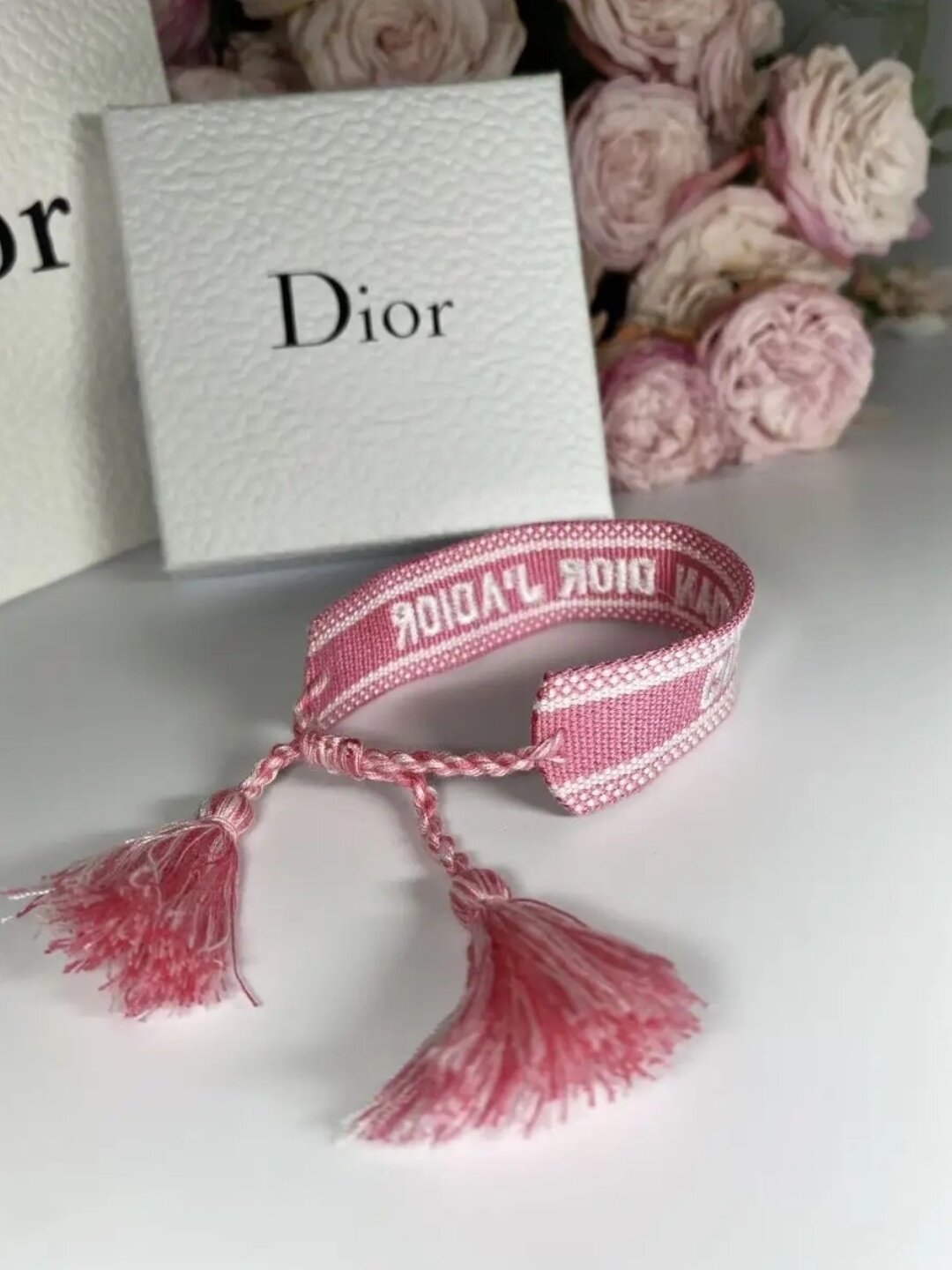 Браслет, размер 20 см, розовый — фото 1