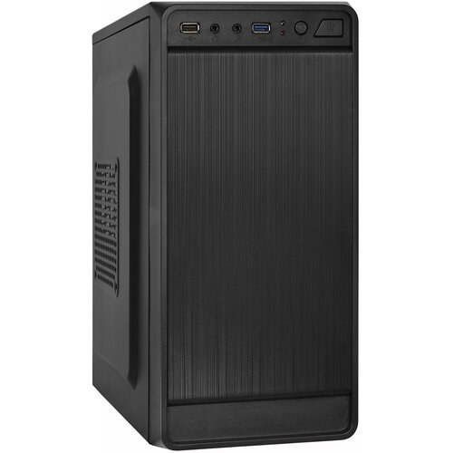 Компьютерный корпус ExeGate BAA-108U (EX283126RUS) 350 Вт, черный корпус microatx exegate baa 108u 350 вт чёрный ex283128rus