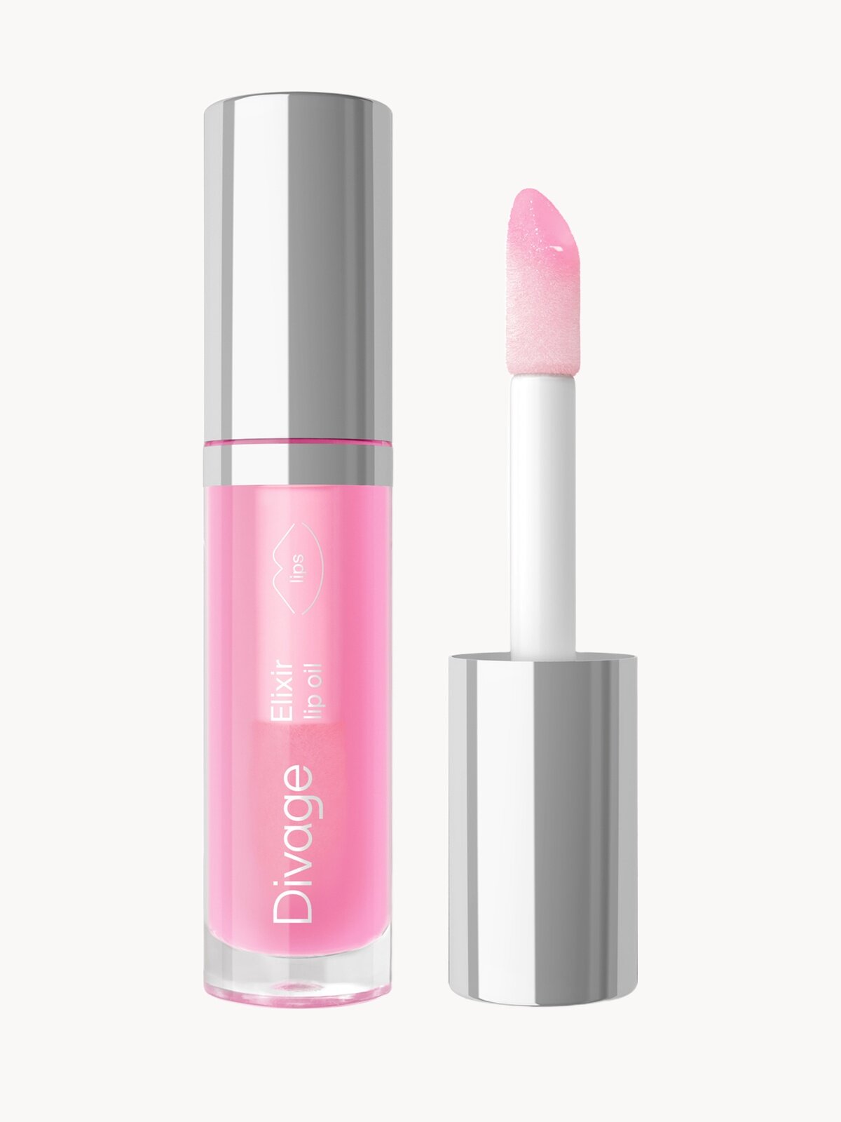 Divage Масло для губ с глянцевым блеском Elixir Lip Oil Тон 02 розовый