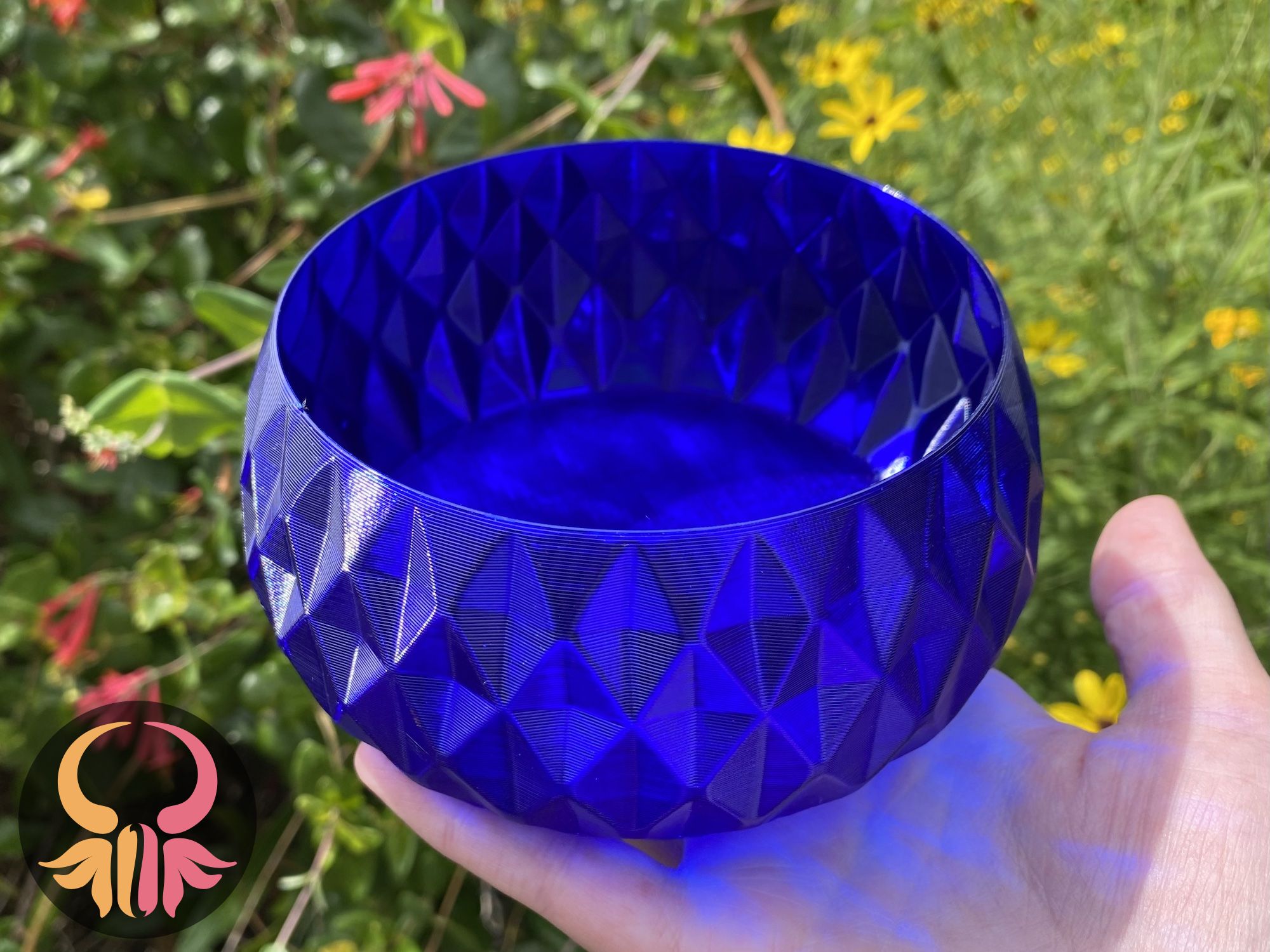 Ваза декоративная дизайнерская, 3D-печать, 3DOPRU арт. VASE-PR-543897