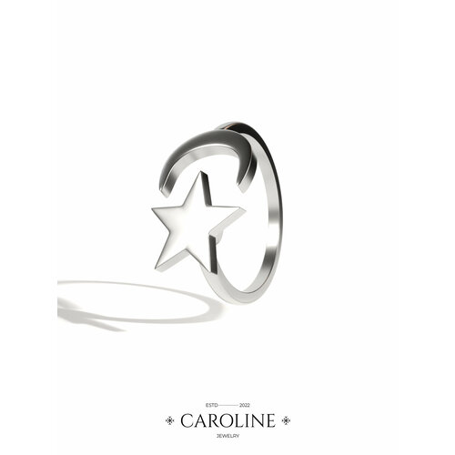 фото Кольцо-кулон caroline jewelry, серебряный