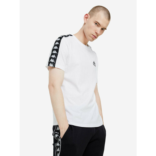 фото Футболка kappa, размер 54, белый