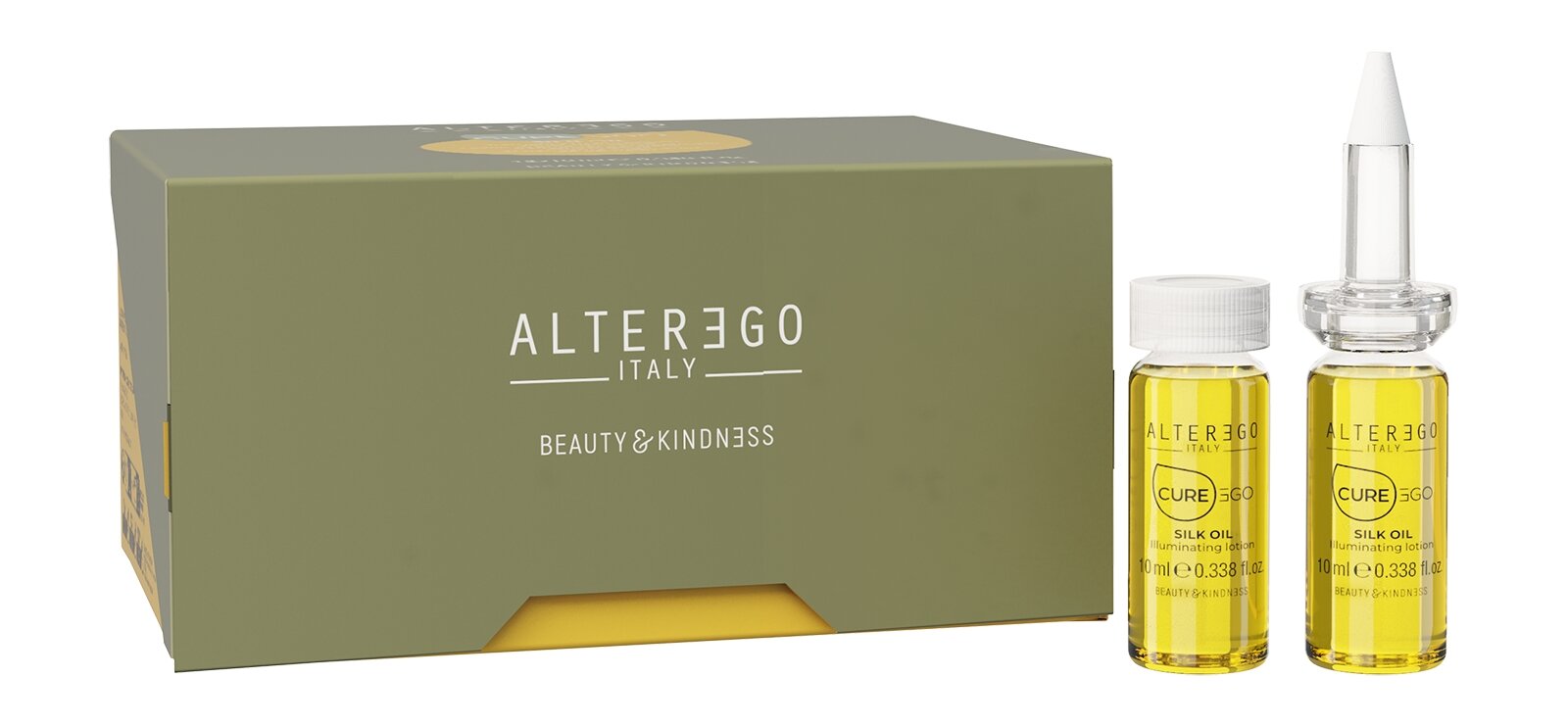 ALTEREGO ITALY Curego Silk Oil Illum Lotion Лосьон для блеска шелковый, 12х10 мл